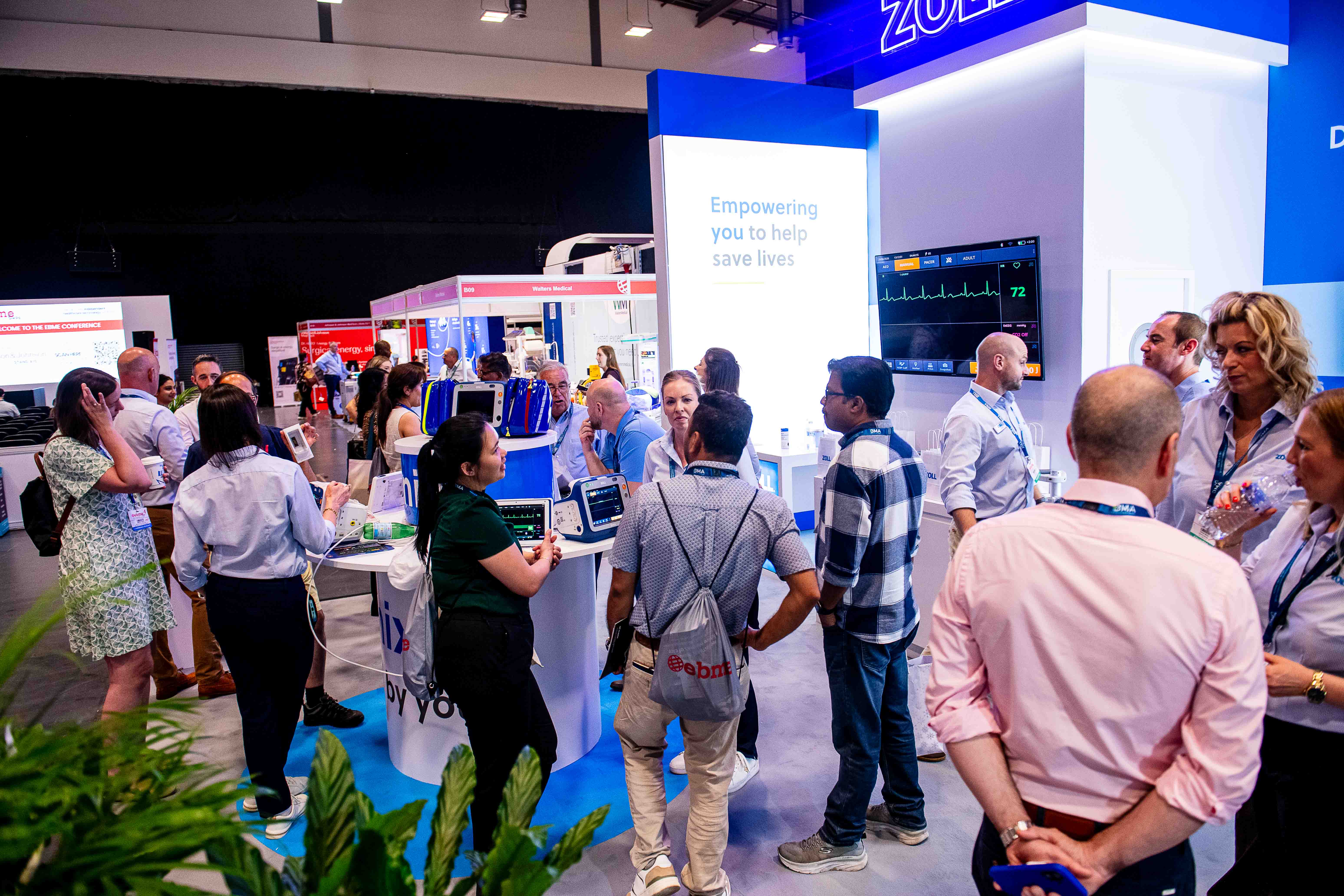 Biomedical engineers at EBME Expo
